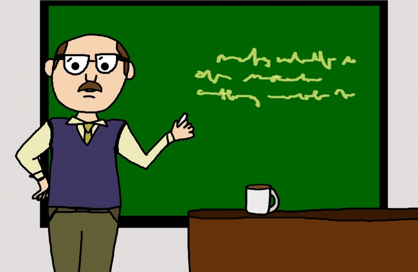 Cartoon Teacher image