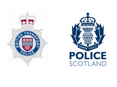 British Transport Police and Police Scotland badges