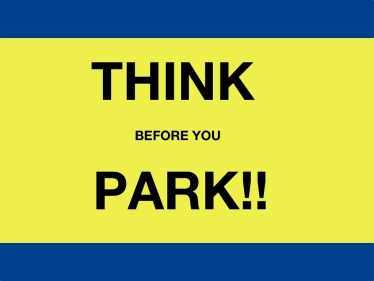 think before you park